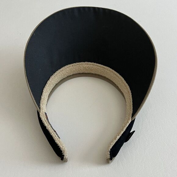 Imperial Tan with Black Q Visor with Terry Cloth Head Band - Picture 2 of 4